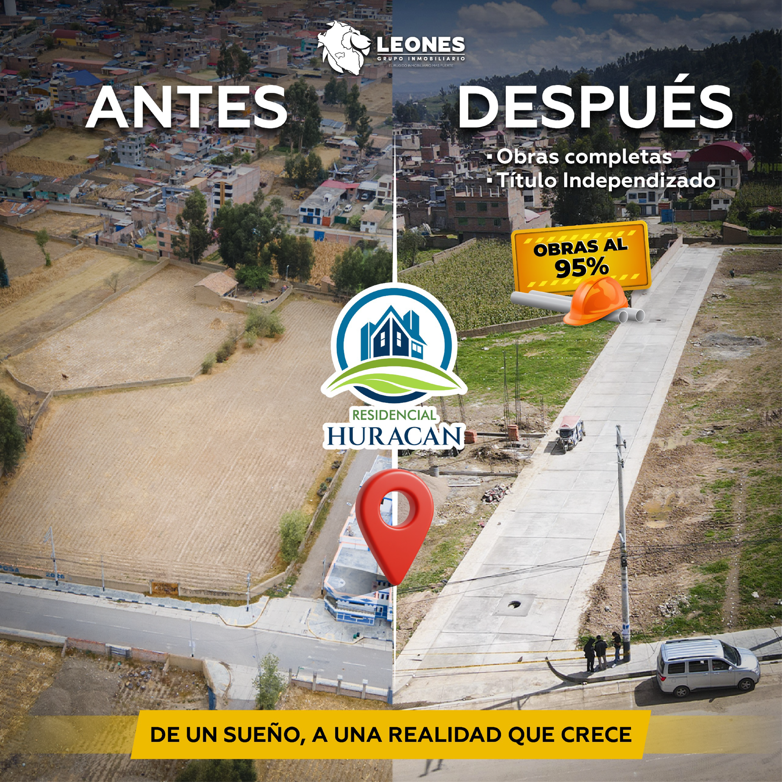 transformacion de terreno proyecto huracan